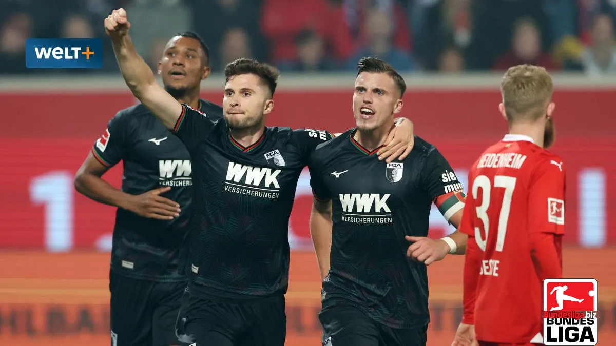 Kết quả FC Heidenheim vs Augsburg 2-5