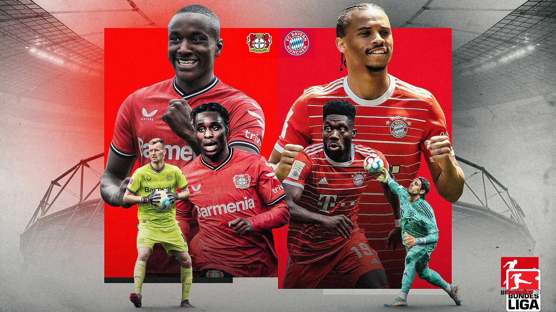 Đội hình Leverkusen gặp Bayern chia điểm mùa giải 2023 