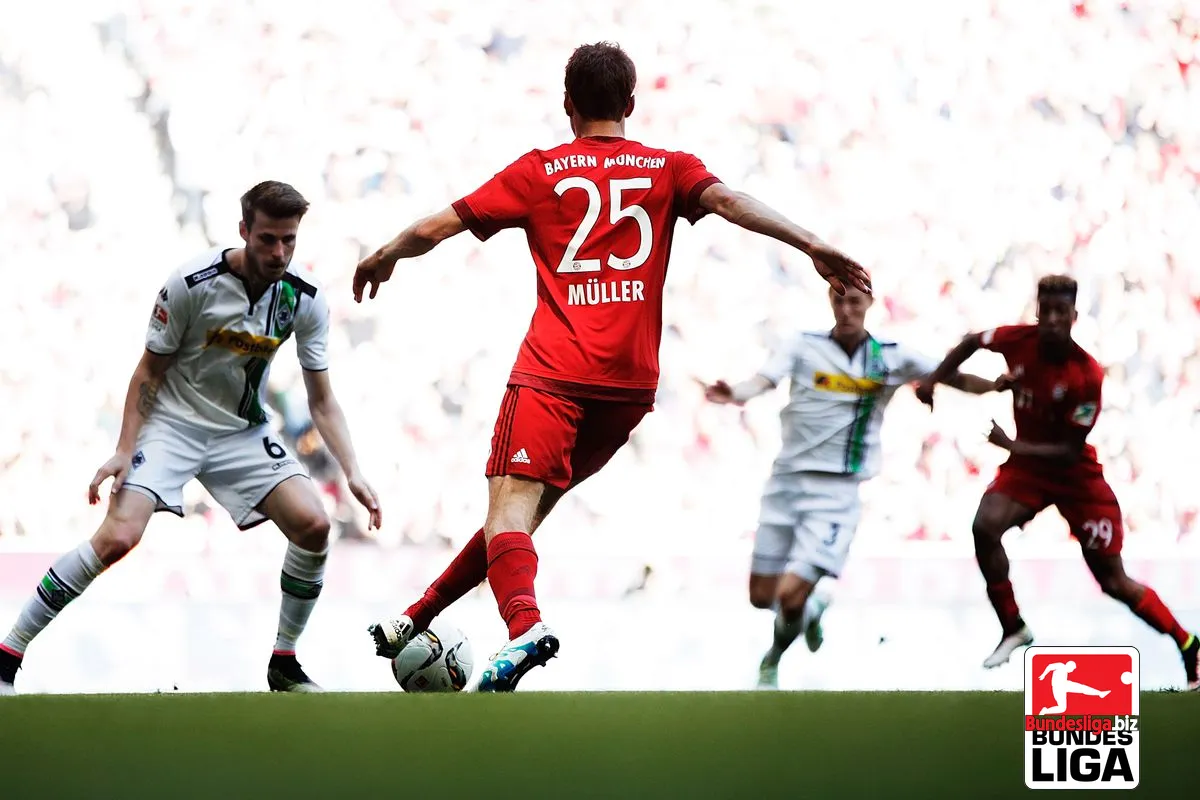 Diễn biến trận đấu Bayern Munich vs Borussia M'gladbach